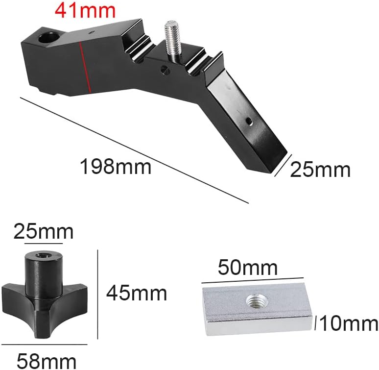 Aluminum Alloy High Lift Jack Mount Bed Kit For Toyota 2005 Plus No Drill Installation - Image 3