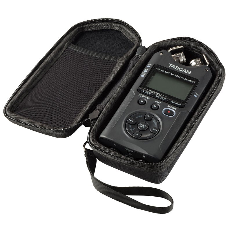 Caseling Hard Case Fits Zoom H4N PRO/PRO 4., DR-40X Recorder, or TASCAM DR-40 4-Track/Tascam DR-07X Recorder | Carrying Storage Travel Bag Protective Pouch - Image 3