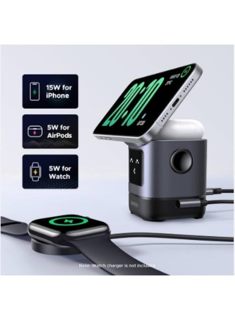 Ugreen UGREEN 2-in-1 Magnetic Wireless Charger Best Price Egypt