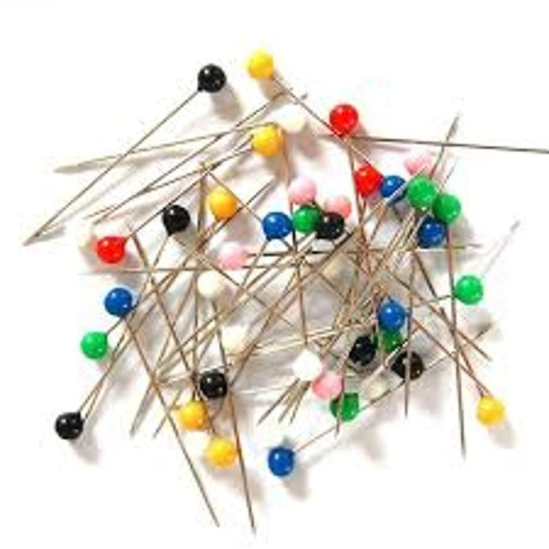 advancedestore MultiColoured Hijab Pins Minimum Order Qty280Pcs Nickel Plated Pearl Head Sewing Pins for Tailor Dressmaking Patchwork Florist Decoration - Image 5