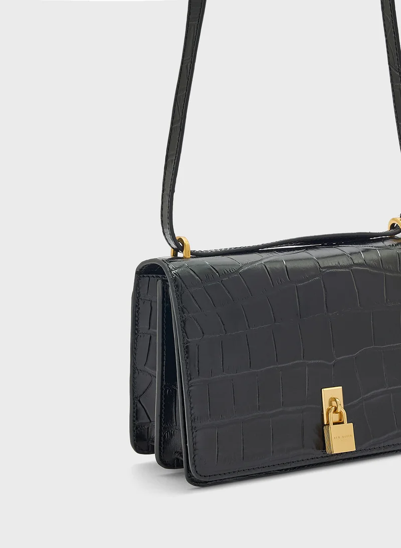 Ted Baker Latymer Padlock Large Cross Body Bag