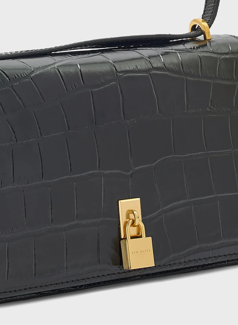 Ted Baker Latymer Padlock Large Cross Body Bag