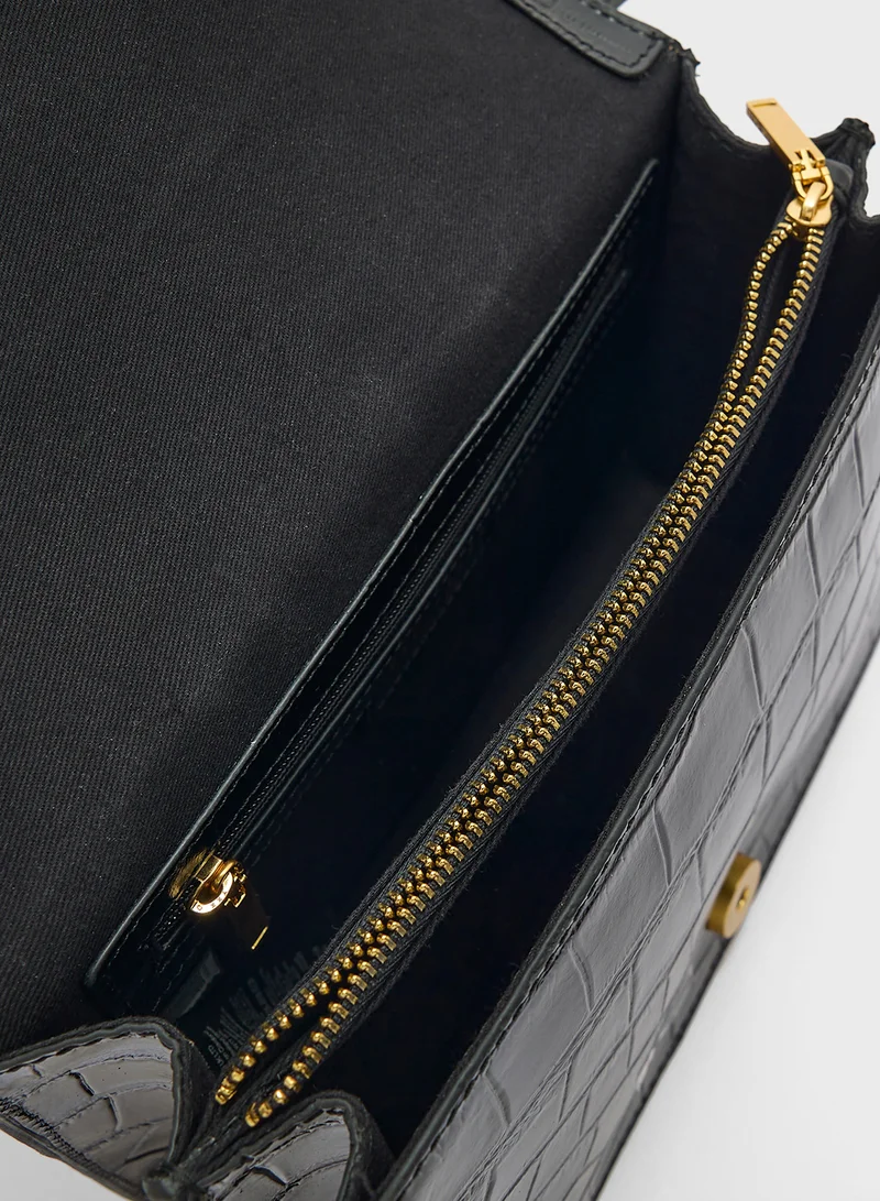 Ted Baker Latymer Padlock Large Cross Body Bag