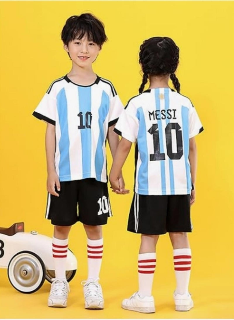 Kids Football Jersey Set, No.10 Soccer Jersey,Kids & Youth Sizes 24 Yard  - Image 5
