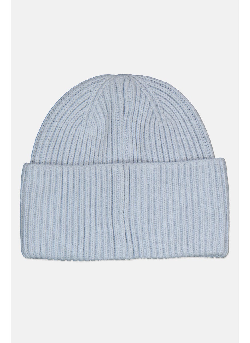 ESPRIT Women Brand Logo Beanie, Light Blue  - Image 2