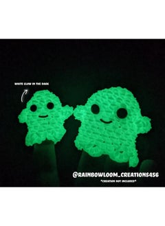 Rainbow Loom Rainbow Loom® Glow in The Dark Collection: White Rubber Bands with 24 C-Clips (600 Count)  - Image 4