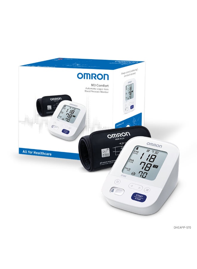 Omron M3 Comfort (Hem-7155-E)  Blood Pressure Monitor - Image 1