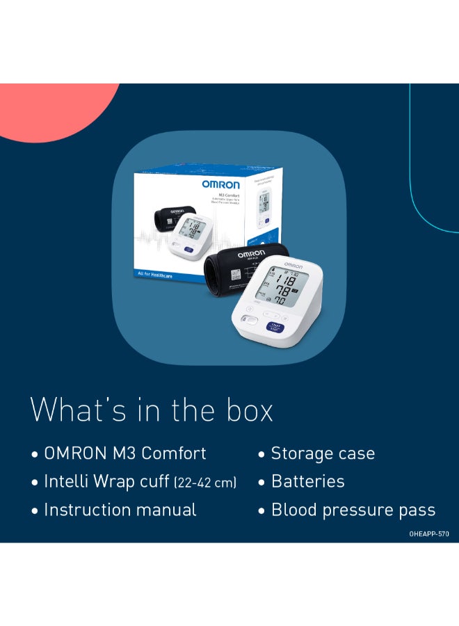 Omron M3 Comfort (Hem-7155-E)  Blood Pressure Monitor - Image 5