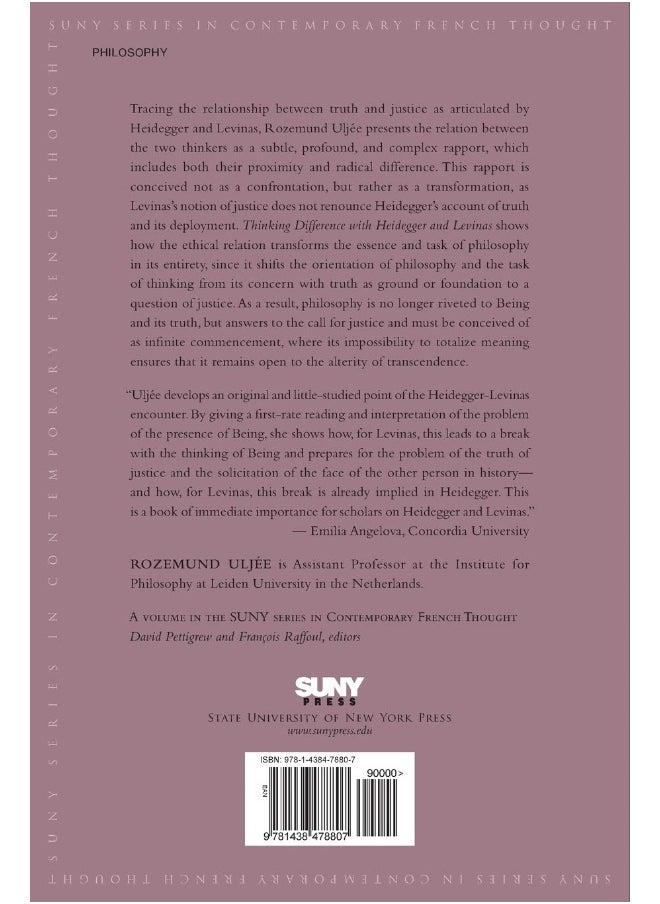 Thinking Difference with Heidegger and Levinas: Truth and Justice  - Image 2