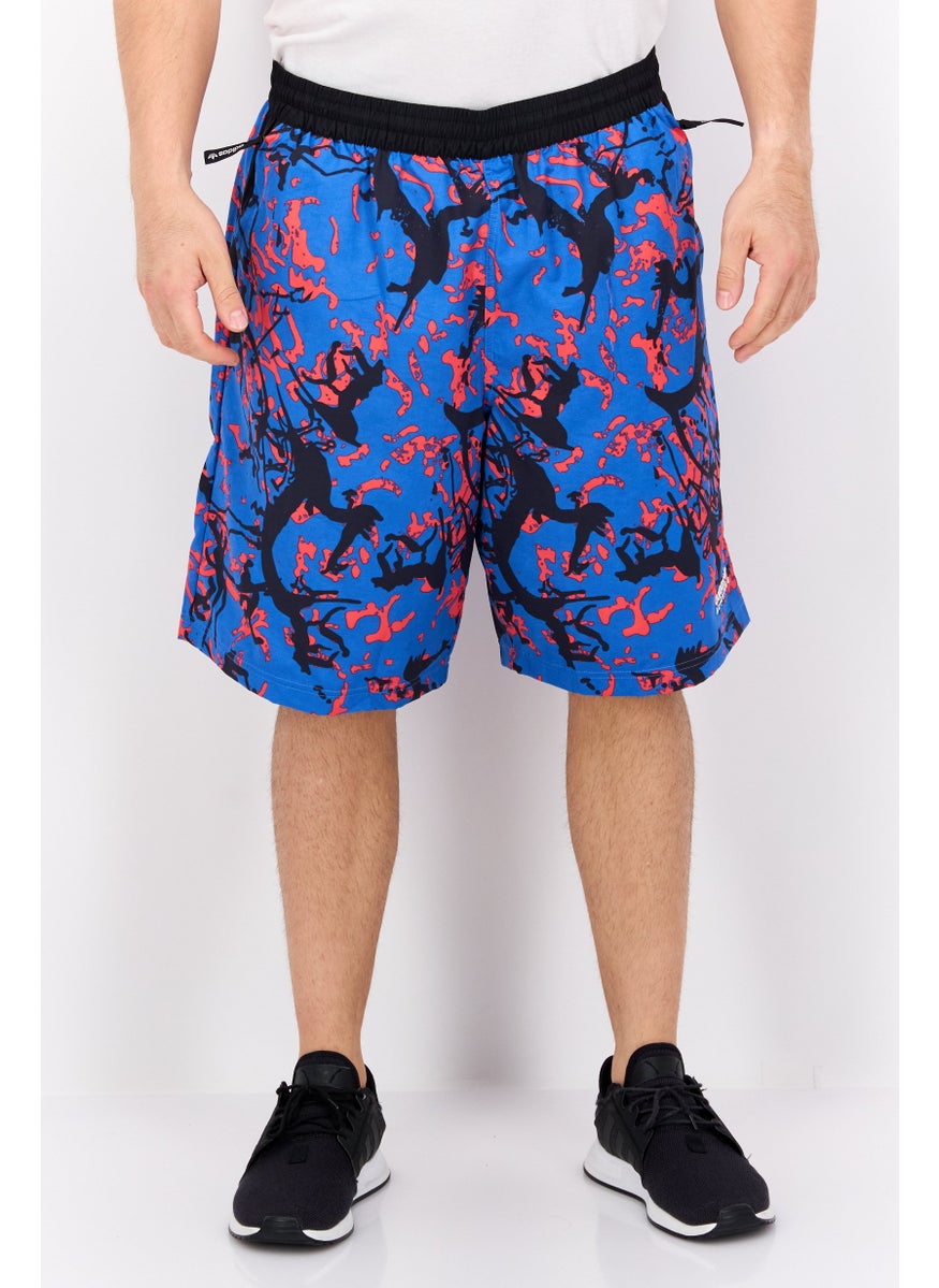 adidas Originals Men Sportswear Fit Embroidered Logo Shorts, Multicolor  - Image 1