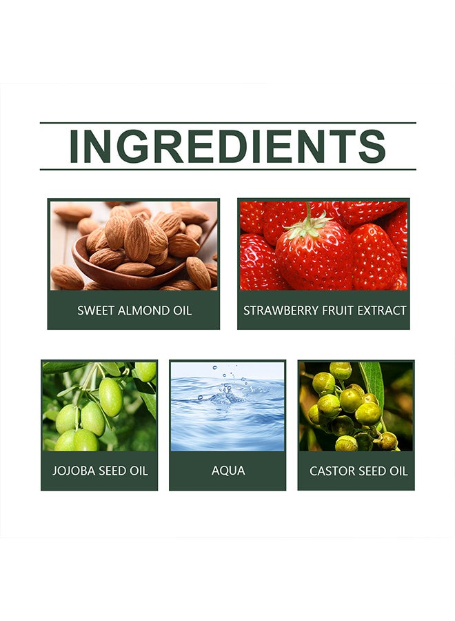 وودسليب زيت الجسم ستراوبيري شورت كيك الفراولة، زيت تدليك منعش ومرطب ومغذي ومنعم للجسم بالكامل - Image 3