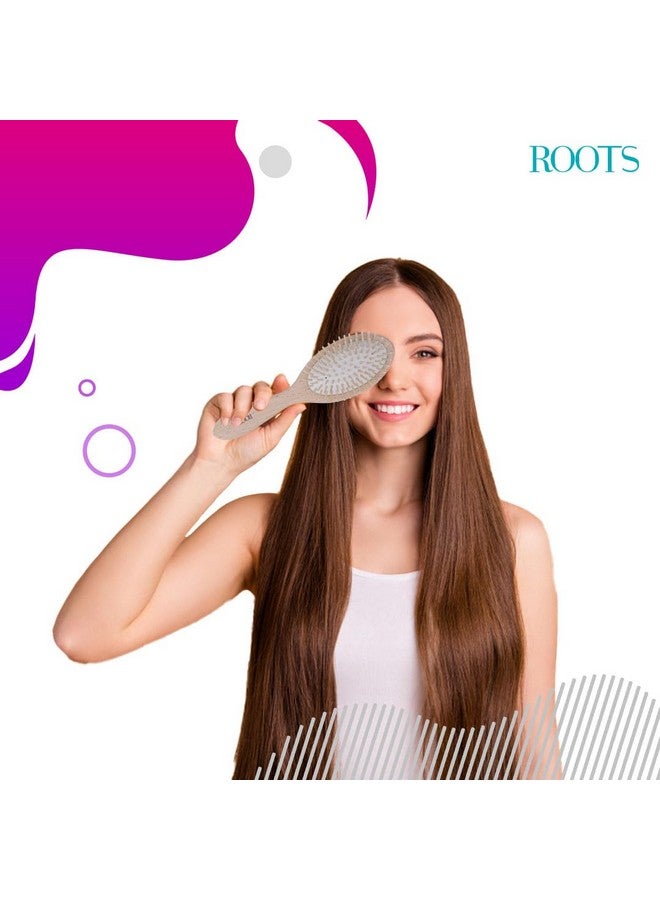 روتس - فرشاة شعر خشبية - للرجال والنساء - WPO-BW - Image 5