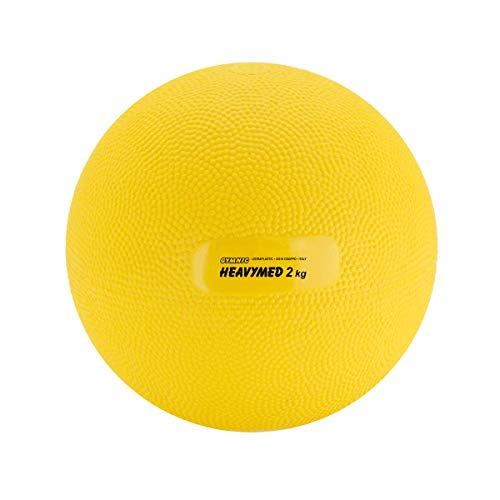 KETTLER Gymnic Heavymed 2 Medicine Ball 15cm2 kg44 lb Yellow - Image 1