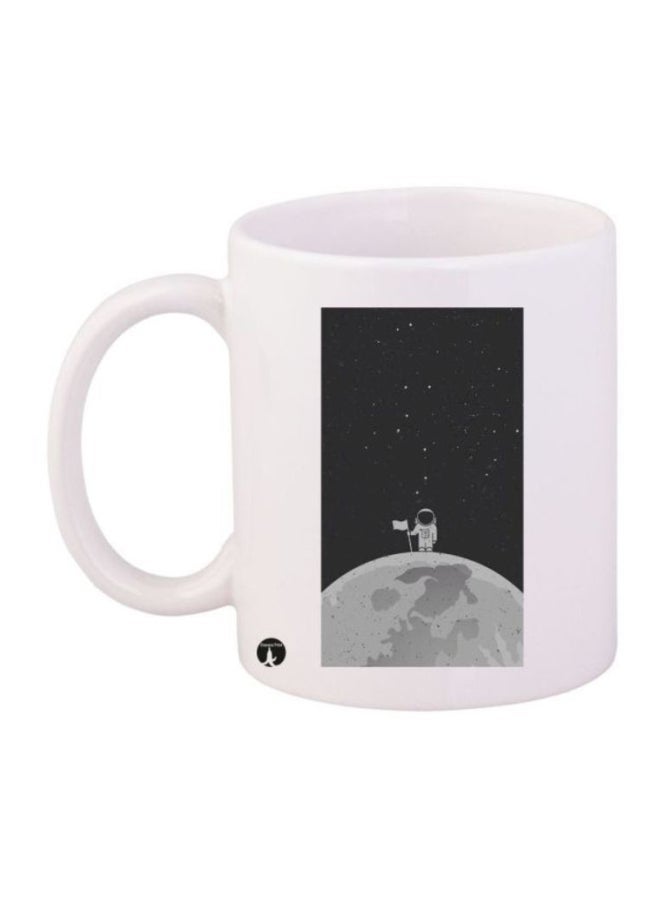 RYN Space Printed Coffee Mug White/Black/Grey