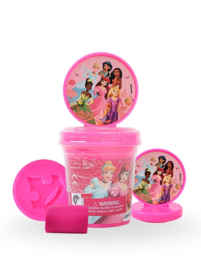 Disney Princess 3OZ Dough with Figure Stamper | Non-Toxic Clay for Kids | Creative Art Toy | Pink - Image 2