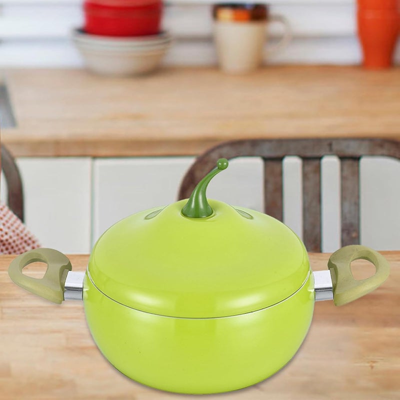Small Pot - Nonstick Vegetable Fruit Saucepan - Frying Pan with Lid,for Kitchen Induction Stove Cooking Cooktops Simmering Frying Spaghetti Soup - Image 3