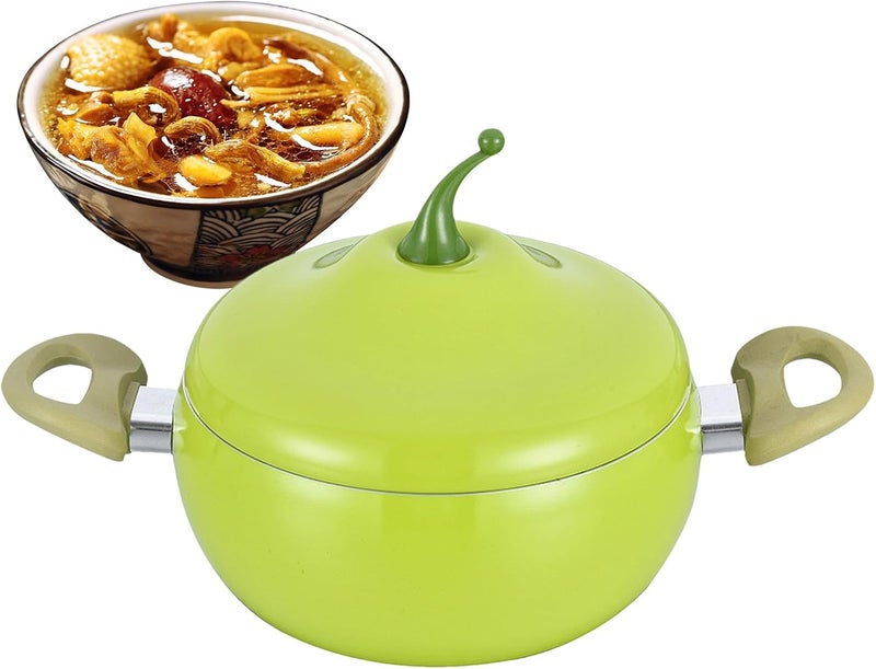 Small Pot - Nonstick Vegetable Fruit Saucepan - Frying Pan with Lid,for Kitchen Induction Stove Cooking Cooktops Simmering Frying Spaghetti Soup - Image 1