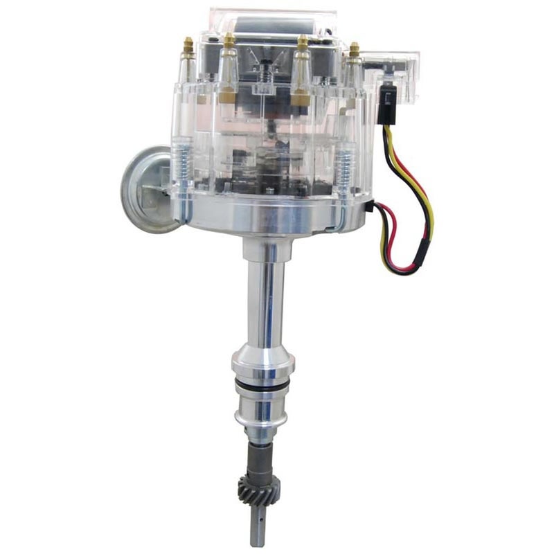 OEG Parts New HEI Distributor Fits Compatible With V8 SBF 302 50 19861994 EFI Compatible With Carbed Conversions Long Shaft 15 Inch From Gear to Shaft End