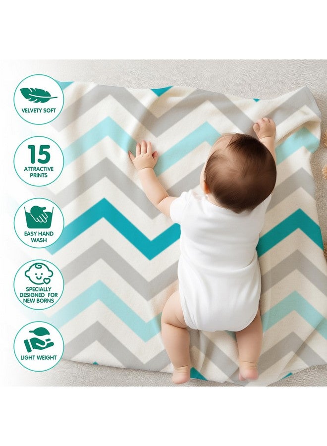 1st Step All Season Baby Blanket (Zig Zag, 70 X 100 Cms) - Image 3
