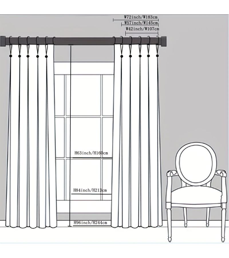 Modern Minimalist Solid Color Sheer Curtain for Living Room Bedroom Dining Room Study Grommet 42x96 Inches 1 Panel - Image 3