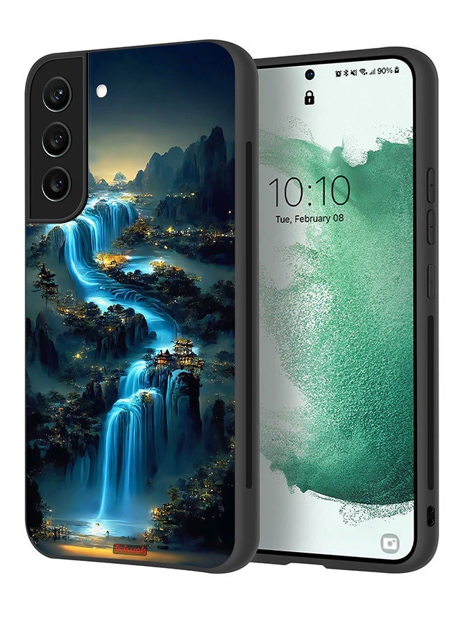 Tolwak جراب حماية لسامسونج جالاكسي S21 FE 5G بفن الشلالات - Image 1