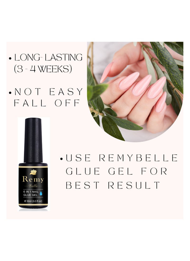 Remy Belle - Soft Gel Nail Tips Short Almond 240 Pcs 12 Sizes - Image 1