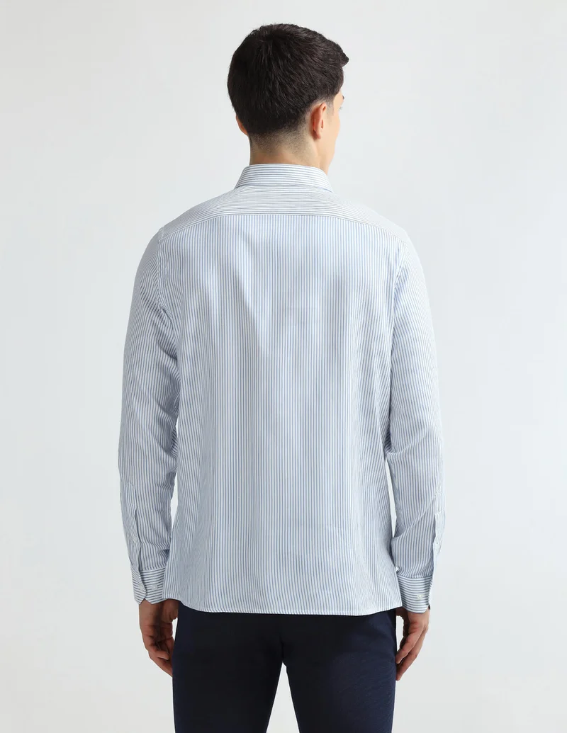 Arrow Blue Originals Liberty Classic Fit Shirt for Men | Best Price UAE