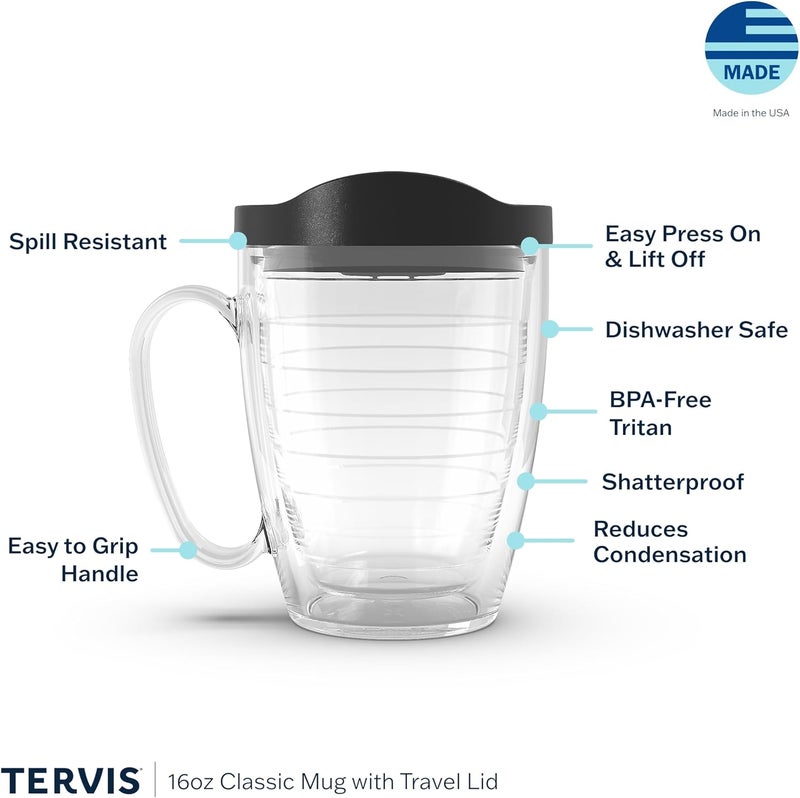 Tervis Peanuts Christmas Collage Made in USA Double Walled Insulated Tumbler Travel Cup Keeps Drinks Cold  Hot 16oz Mug Classic - Image 3
