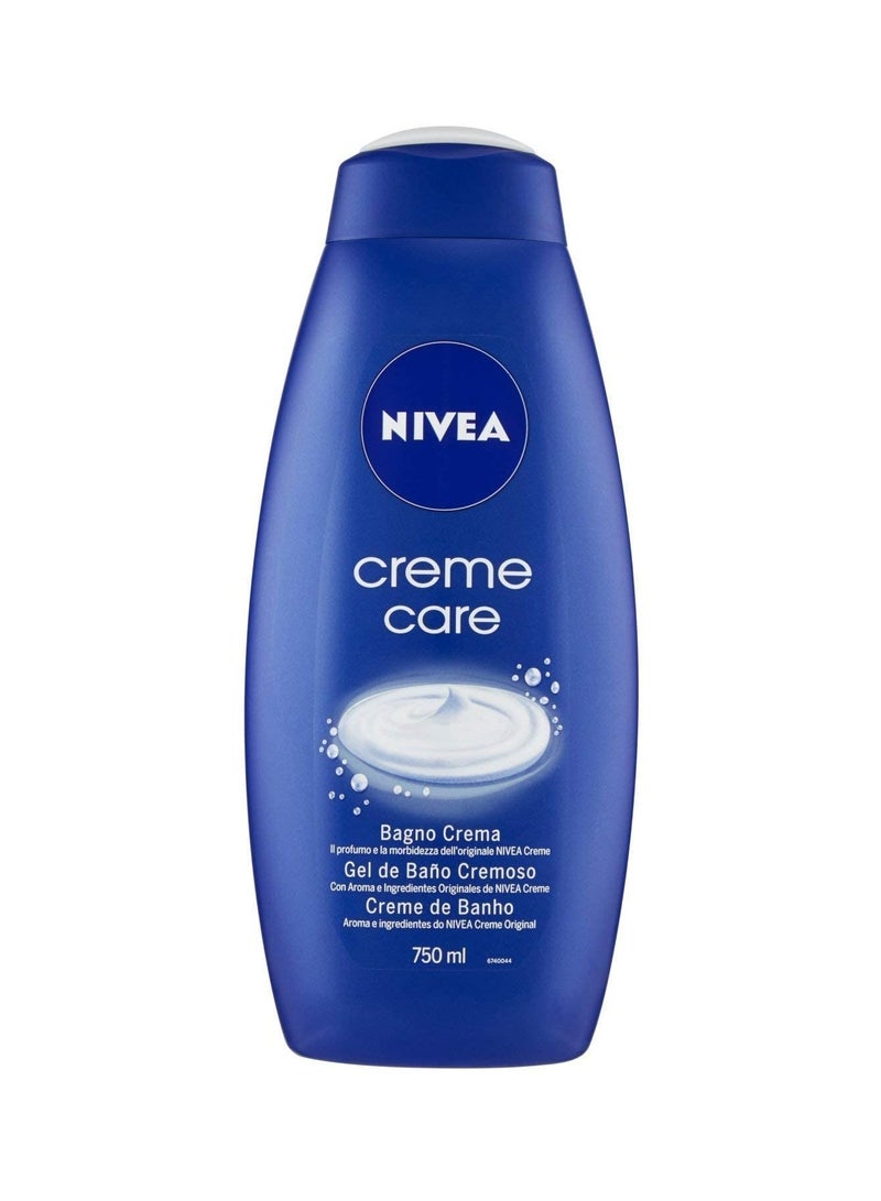 Nivea Bath Cream Body Wash, Creme Care Original Scent - 25.36 Ounce (750ml) x Pack of 3 - Image 2
