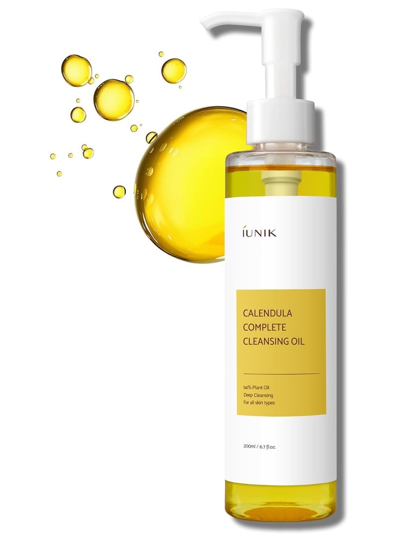iUNIK New Iunik Calendula Complete Cleansing Oil, 200 ml… - Image 1