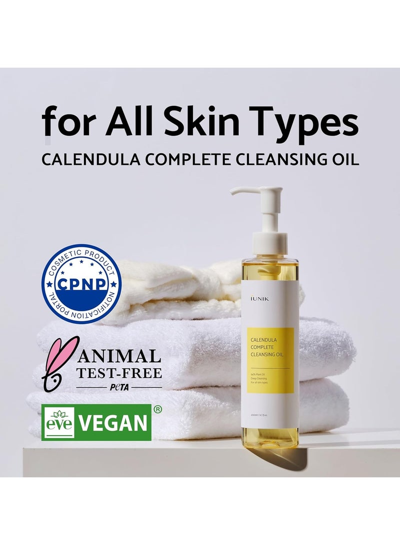 iUNIK New Iunik Calendula Complete Cleansing Oil, 200 ml… - Image 2