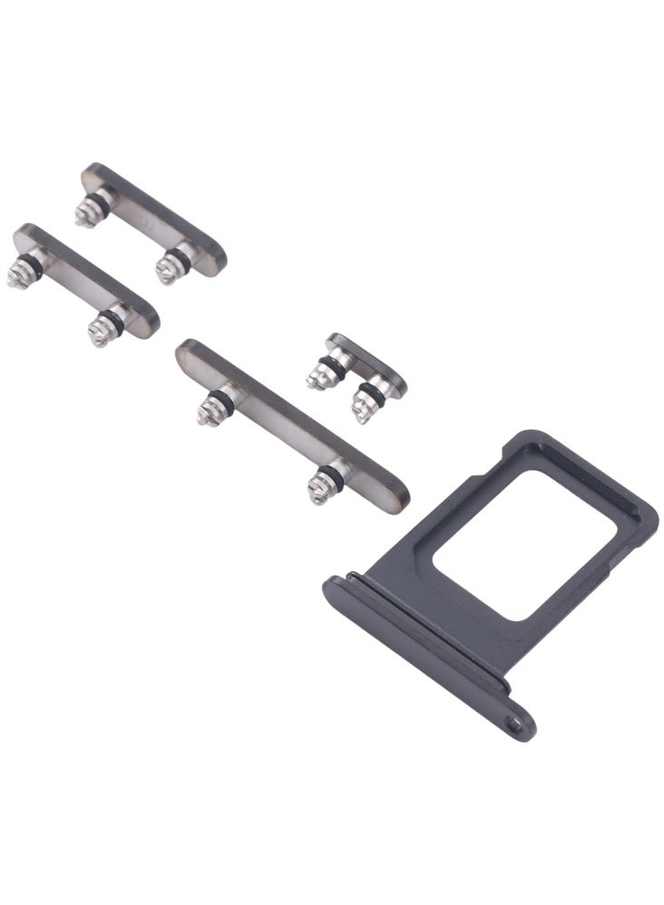 For iPhone 16 Pro Max Original SIM Card Tray + Side Keys - Black - Image 2