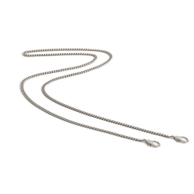 Yichain Mini Nice Purse Chain Strap Replacement Handbag Crossbody Shoulder Purse Strap Accessories Charms Silver48 Inch