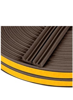 Plan A Weather Stripping, 9mm x 4mm Self Adhesive Foam Type E Seal Strip Seal Strip Anti-Collision Soundproof Ideal for Doors and Windows to Improve Insulation and Protection (2)  - Image 1