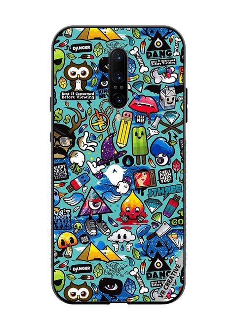 Protective Case Cover For OnePlus 7 Pro Design Multicolour