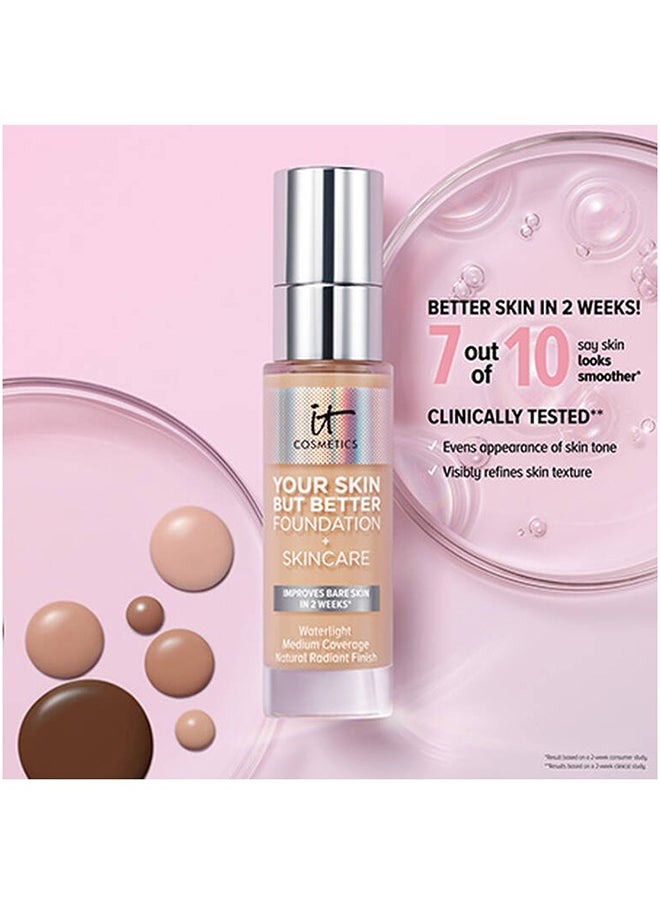 IT COSMETICS فوندشن يور سكين بات بيتر بلس للعناية بالبشرة، دافئ غني 51.5 - Image 3