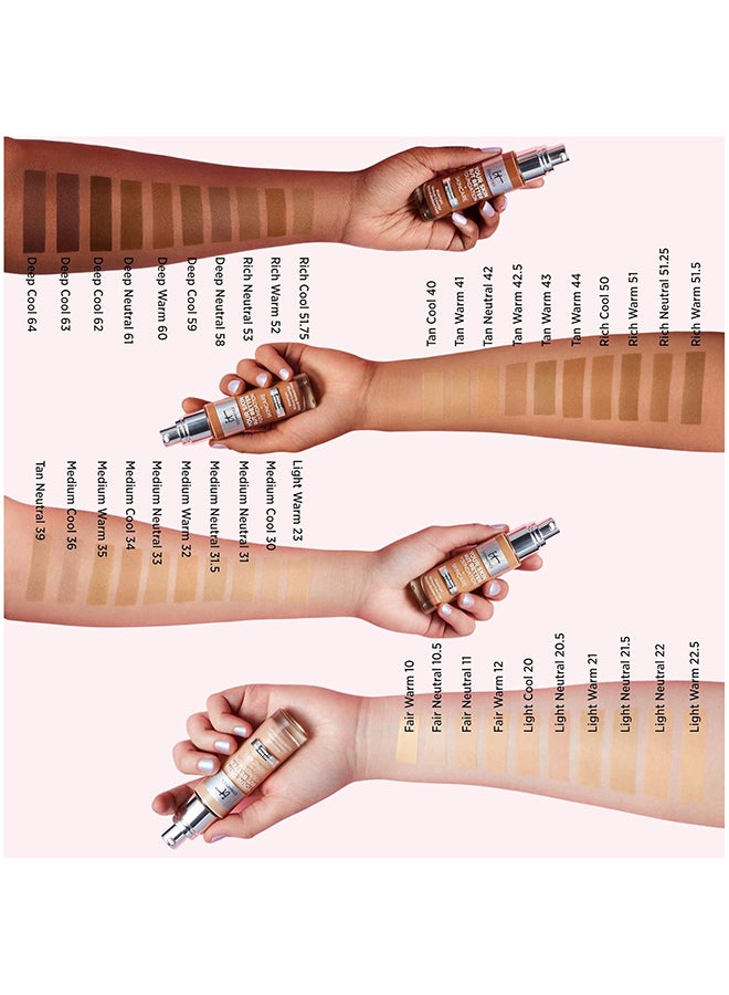 IT COSMETICS فوندشن يور سكين بات بيتر بلس للعناية بالبشرة، دافئ غني 51.5 - Image 4