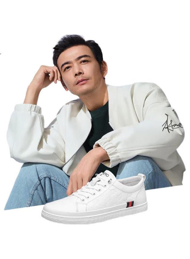 Zero Men'S Comfortable And Stylish Fashion Trendy White Shoes Korean Style All-Match Men'S Casual Shoes White Size 42 - Image 1