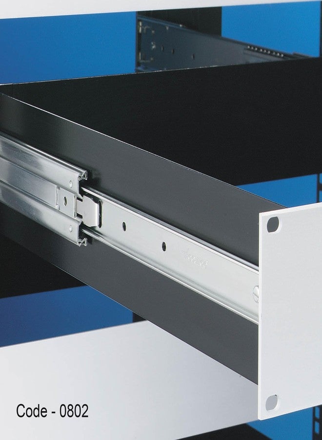 Harrison Telescopic Ball Bearing Slide 0802 | Drawer Channel Stainless Steel | 14 inch Soundless Modular Kitchen Drawer Slides | Rust Free | Load Bearing Capacity 45 kg | Furniture Hardware - Image 5