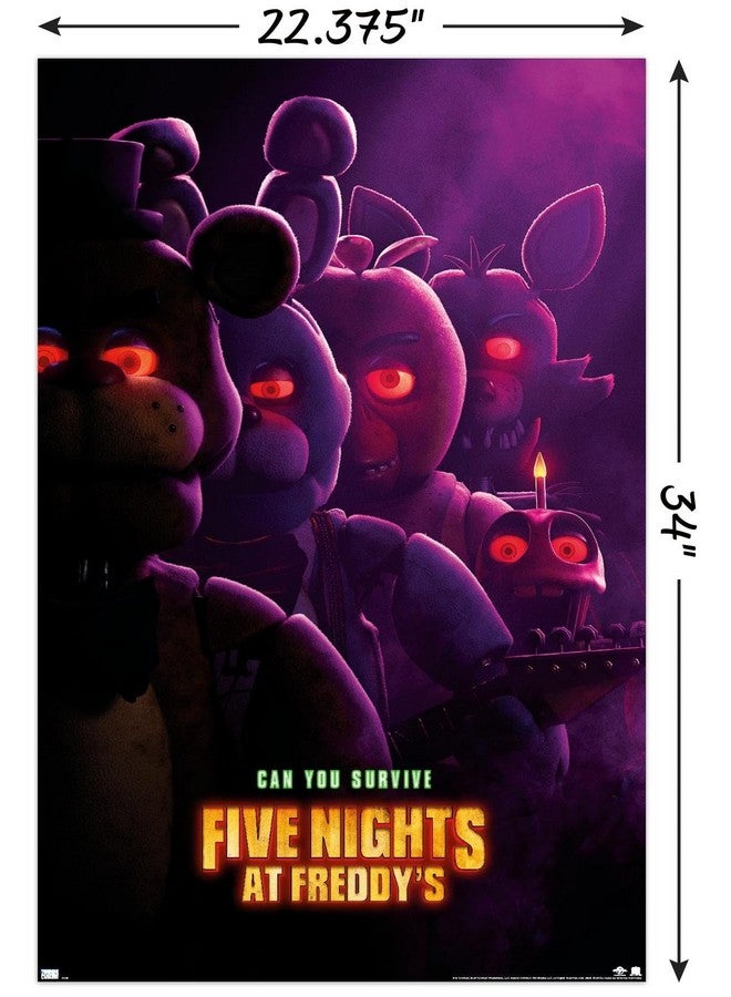 Trends International Five Nights at Freddy's Movie - Teaser One Sheet Wall Poster - Image 3
