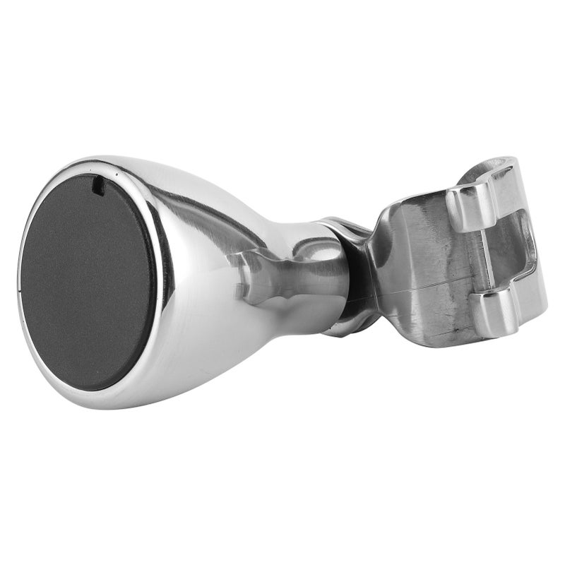 Chromate Aluminum Alloy Steering Wheel Spinner Knob Handle For Marine Boat Yacht - Image 4