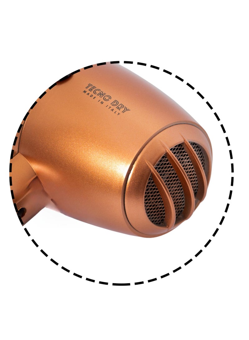 تكنو دراي  مجفف شعر برتقالي سوبر تربو 6000 - Image 4