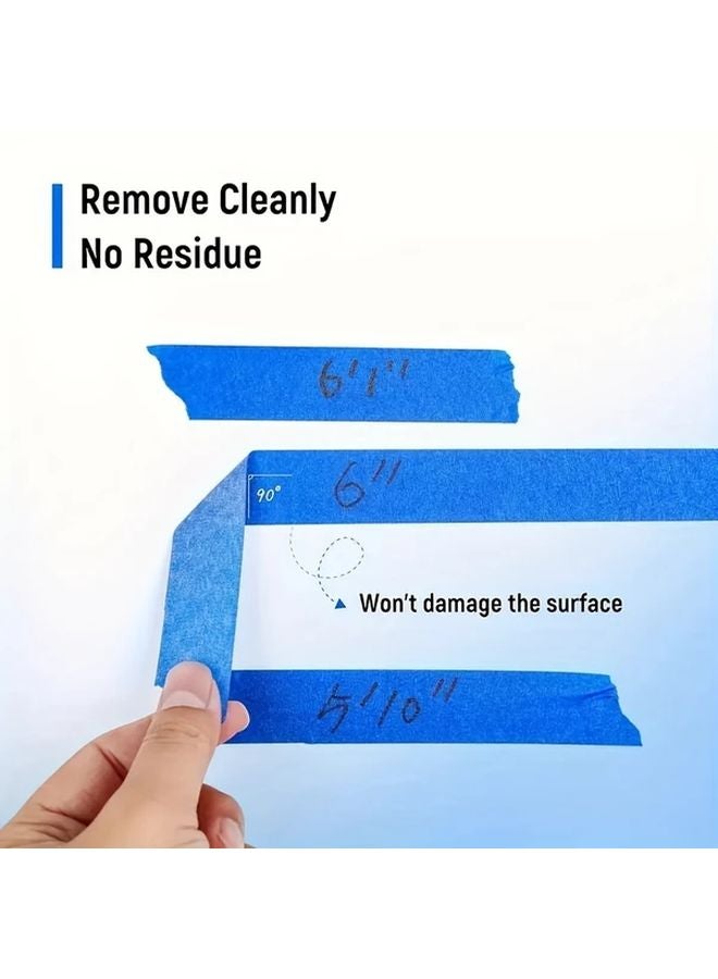 Premium Blue Painter Tape Easy Tear No Residue for Painting Labeling Home Office - Image 3