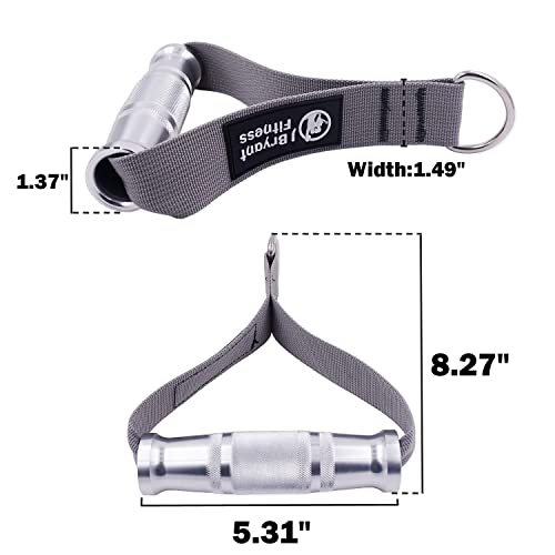J Bryant Fitness Metal Gym Handles for Cable Machine Attachment Heavy Duty Aluminum Alloy Handle Grips Durable Workout Handles for Resistance Bands Pulley LAT Pulldown System - Image 5