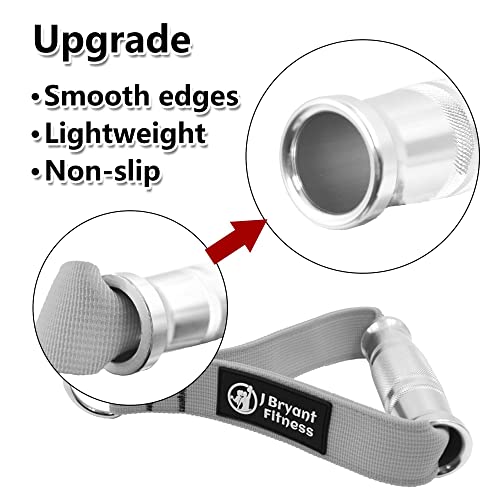 J Bryant Fitness Metal Gym Handles for Cable Machine Attachment Heavy Duty Aluminum Alloy Handle Grips Durable Workout Handles for Resistance Bands Pulley LAT Pulldown System - Image 3