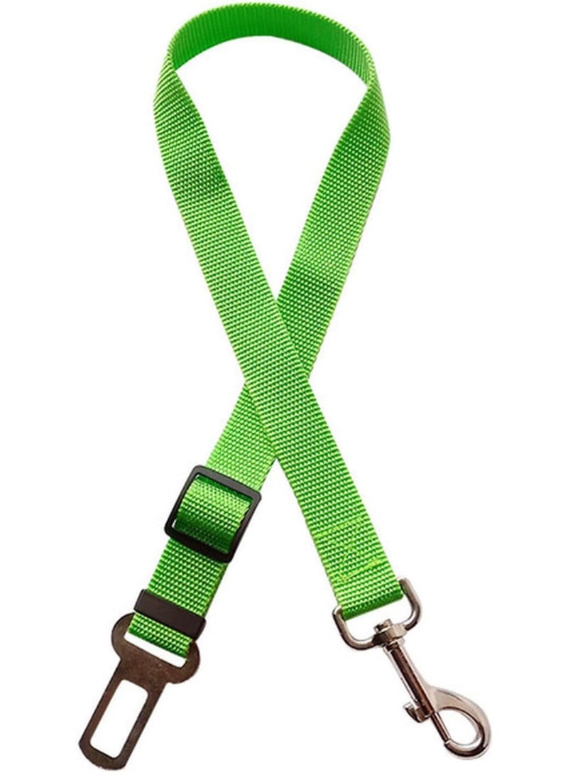 GGOOT Pet Rope Pet Products Universal Practical Cat Dog Safety Adjustable Car Seat Belt Harness Leash Puppy Seat-belt Travel Clip Strap Leads Pet Traction Rope(Green)  - Image 1