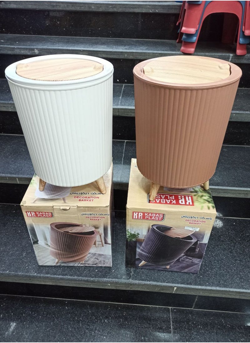 Generic - Multi-purpose wastebasket designed to be used in different places Available in white Z - Image 1