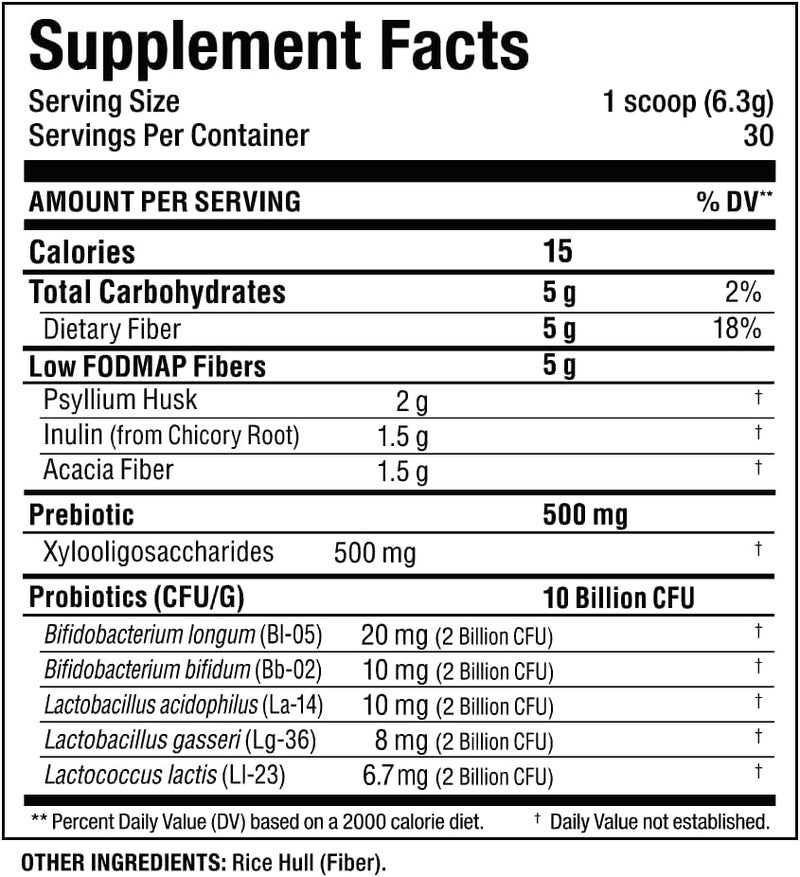 ALLMAX Naturals  FiberBiotix  Supports Gastrointestinal Health Detoxification and Digestion for a Healthy and Happy Gut 189g Unflavored - Image 4