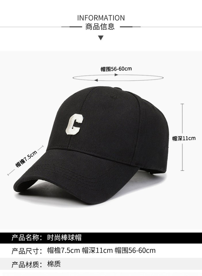 Letter Cap Unisex  Casual Outdoor Mountaineering Baseball Hat Cotton - Image 3