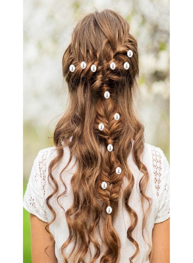 Hapdoo 20pcs Pearl Hair Clips, Gold pearl Spiral Hair Clip Bridal Pins, Vintage Wedding Braided Hair Clips Headpieces, Fashion Hair Stylish Accessories for Women Girls - Image 2